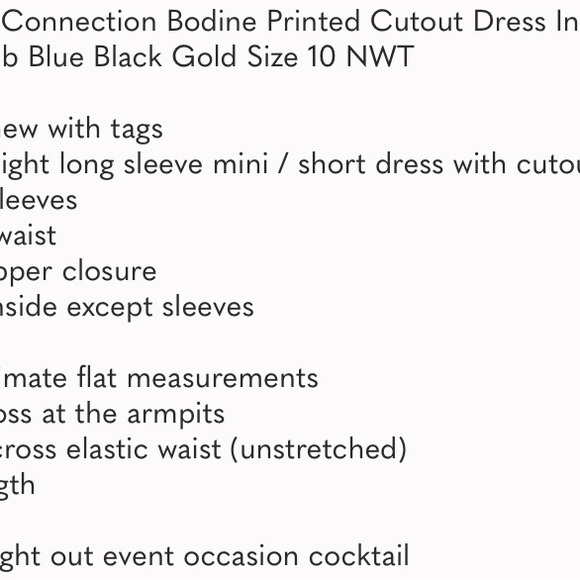 French Connection cut out dress - Picture 7 of 7